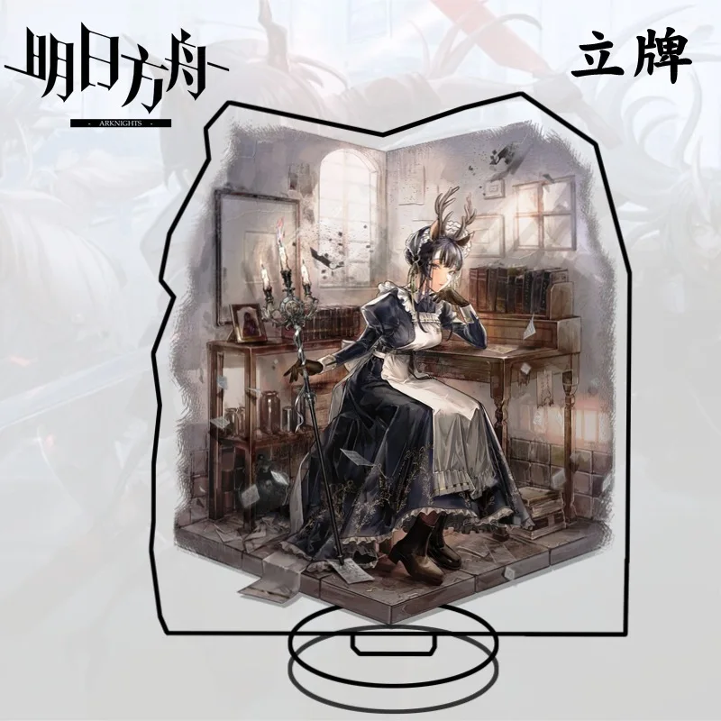 

Arknights P3 Anime Characters Acrylic Display Stand Model Writing Desk Game Collection Props Room Ornaments Gift Couple Doll