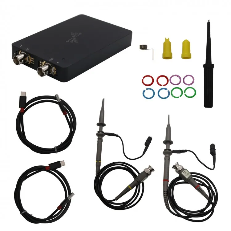 

2 Channel Bandwidth 50MHz Sampling Rate 200MSa/s DSCope C20P 200MHz USB Digital Oscilloscope