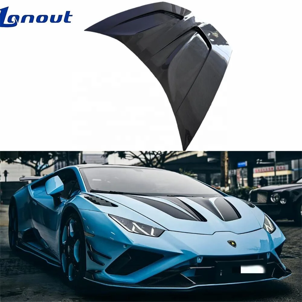 Cubierta de Capó Delantero de Fibra de Carbono Seca y Húmeda Estilo PK para Lamborghini Huracán Performante Lp610 Lp580 Edizione Vicenza