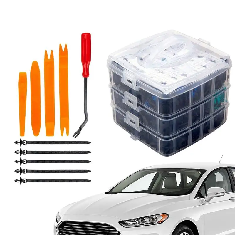 

Bumper Retainer Clips Multifunctional Shockproof Bumper Retainer Clips Vehicle Fasteners Kit Automobile Push Pin Rivets For