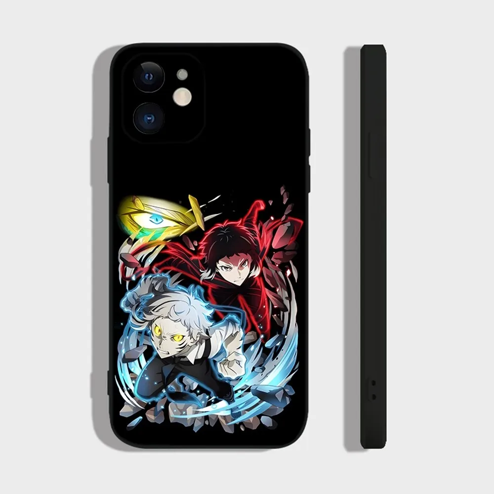 Anime Bungo Stray Dogs Dazai Osamu Phone Case For iPhone 16,15,14,13,12,11 Plus,Pro,Max,XR,XS,X,7,8 Plus,SE,Mini Silicone Soft