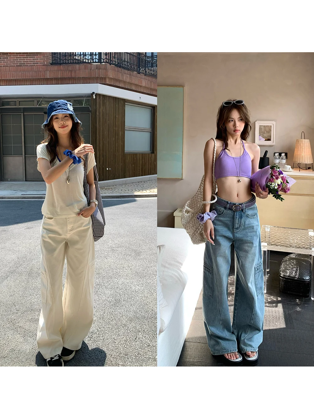 

Многофункциональные повседневные тонкие джинсы с высокой талией, прямые брюки для работы, женские, летние, новинка, американский стиль