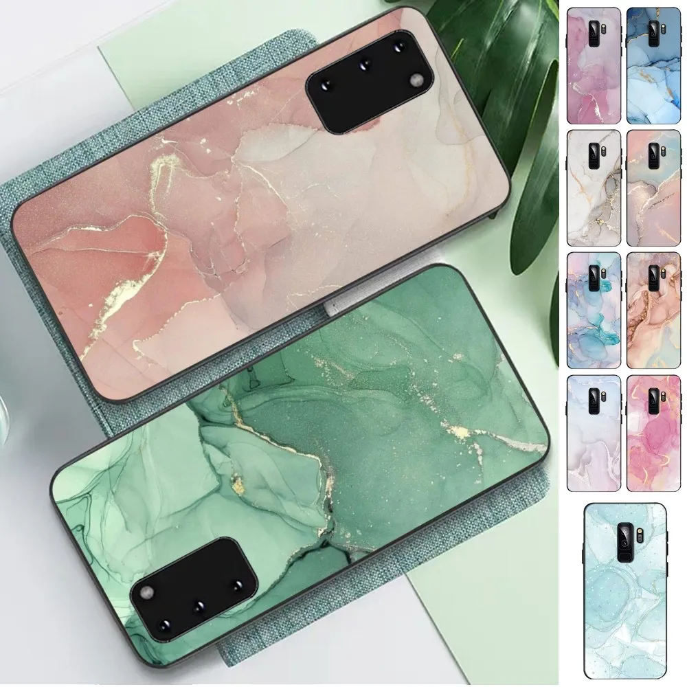 Fashion Marble Phone Case For Samsung S 9 10 20 21 22 23 30 23plus Lite Ultra FE S10lite Fundas