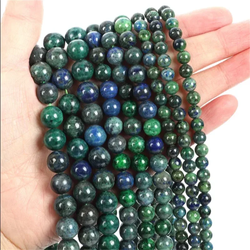 

15inch Natural Stone Beads Phoenix Lapis beads For Jewelry Making DIY Bracelet 4 6 8 10mm