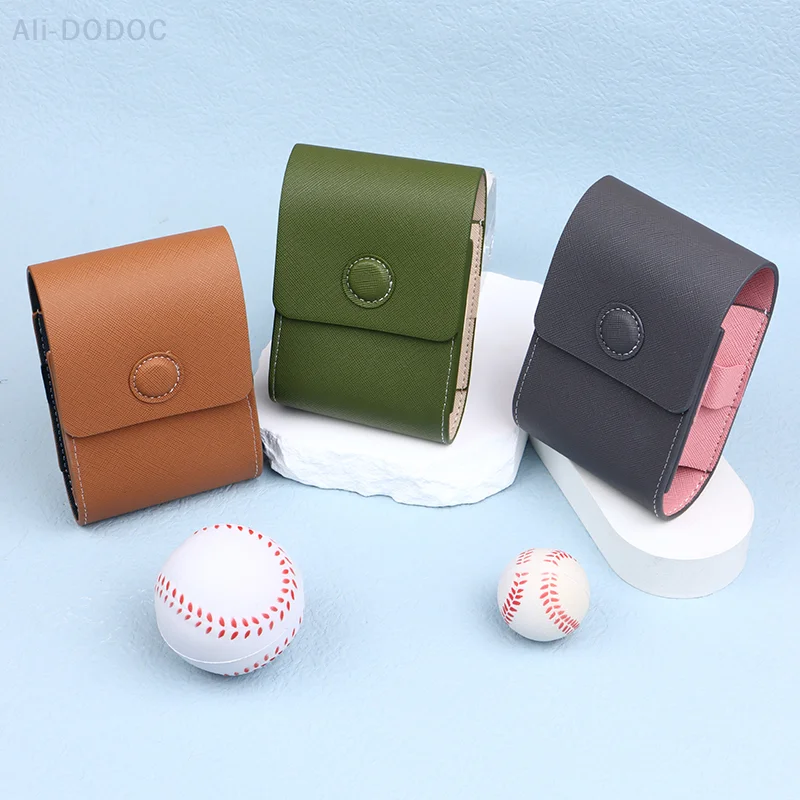 Golf Ball Bag Rangefinder Magnetic Case Shockproof Waterproof Diastimeter Leather Case Portable Golf Ball Waist Storage Bag