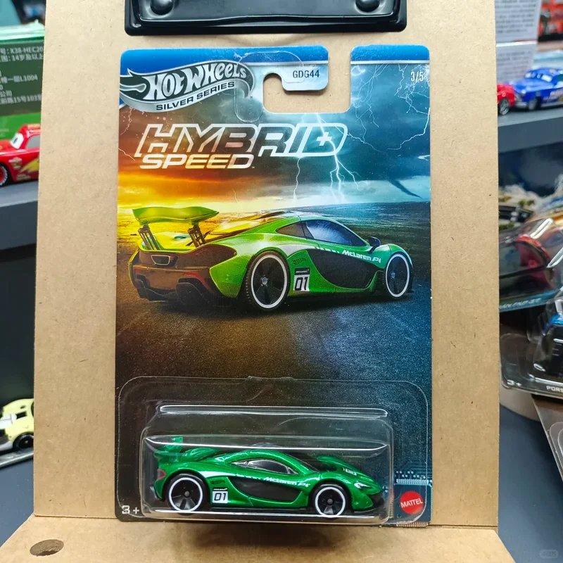 Hot Wheels 2025 Hotwheels 2025 serie plateada juego de velocidad híbrida 1/64 modelo de coche Lamborghini Bmw Porsche Mclaren Acura juguetes para niños