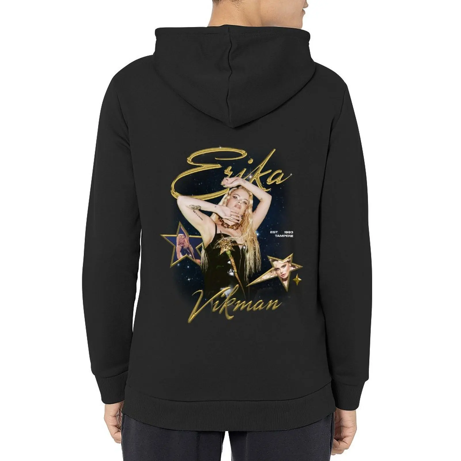 

Erika Vikman Ich Komme Eurovision 2025 Finland Merch Hoodie graphic t shirts men clothes for men graphic hoodie