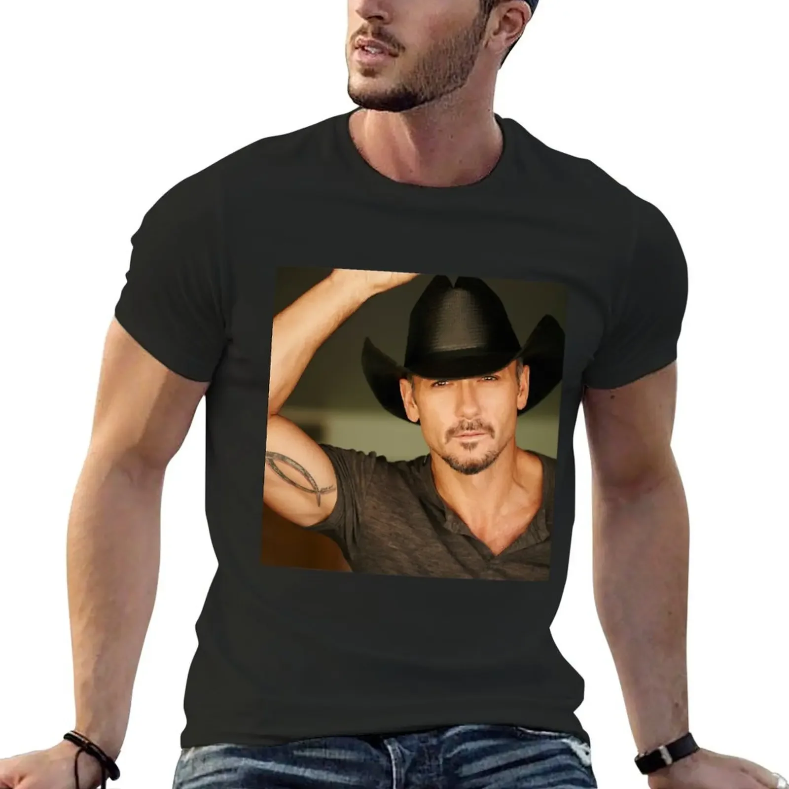 

mcgraw tim T-Shirt plus sizes anime stuff shirts men