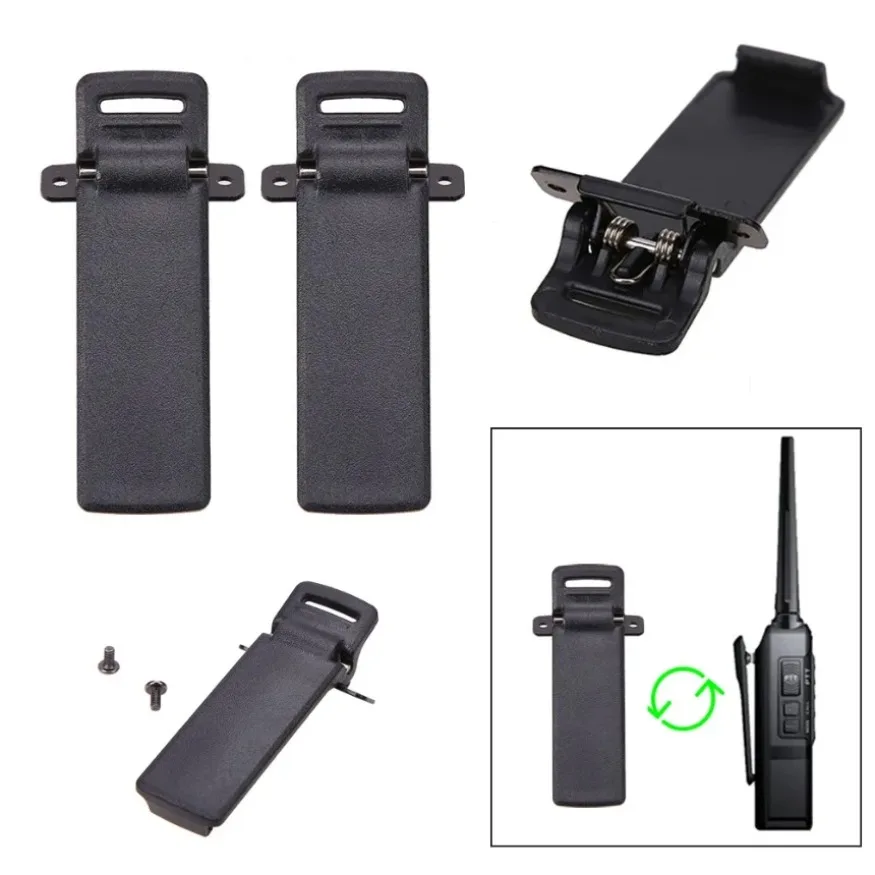 Walkie Talkie Spare Back Belt Clip for Baofeng 2-way Radio UV5R 1SET