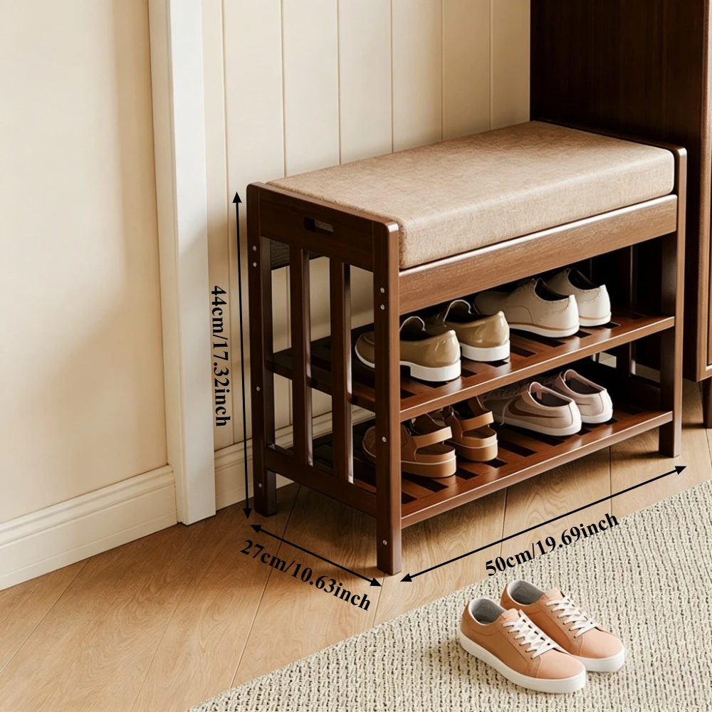Scarpiera con panca imbottita  - Shoe Rack Cabinet Narrow Entryway recensione e prezzo