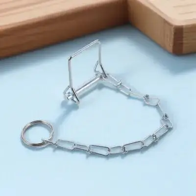 

Heavy Duty Galvanized Trailer Coupler With Chain Safety For Locking Pin Set Quick Release Wire Lock Pin Tow Hitch Stabilizer