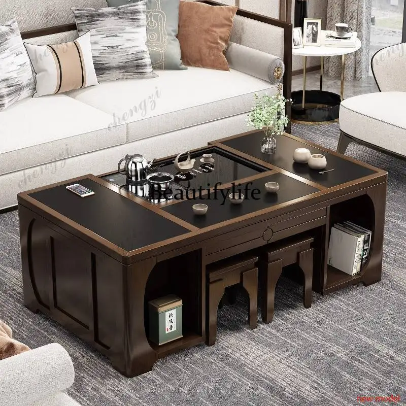 Italienische Couchtische, multifunktional, Business-Stil, weiß, Vintage-Couchtische, Designer-Stil, japanische Mesas De CentroN1