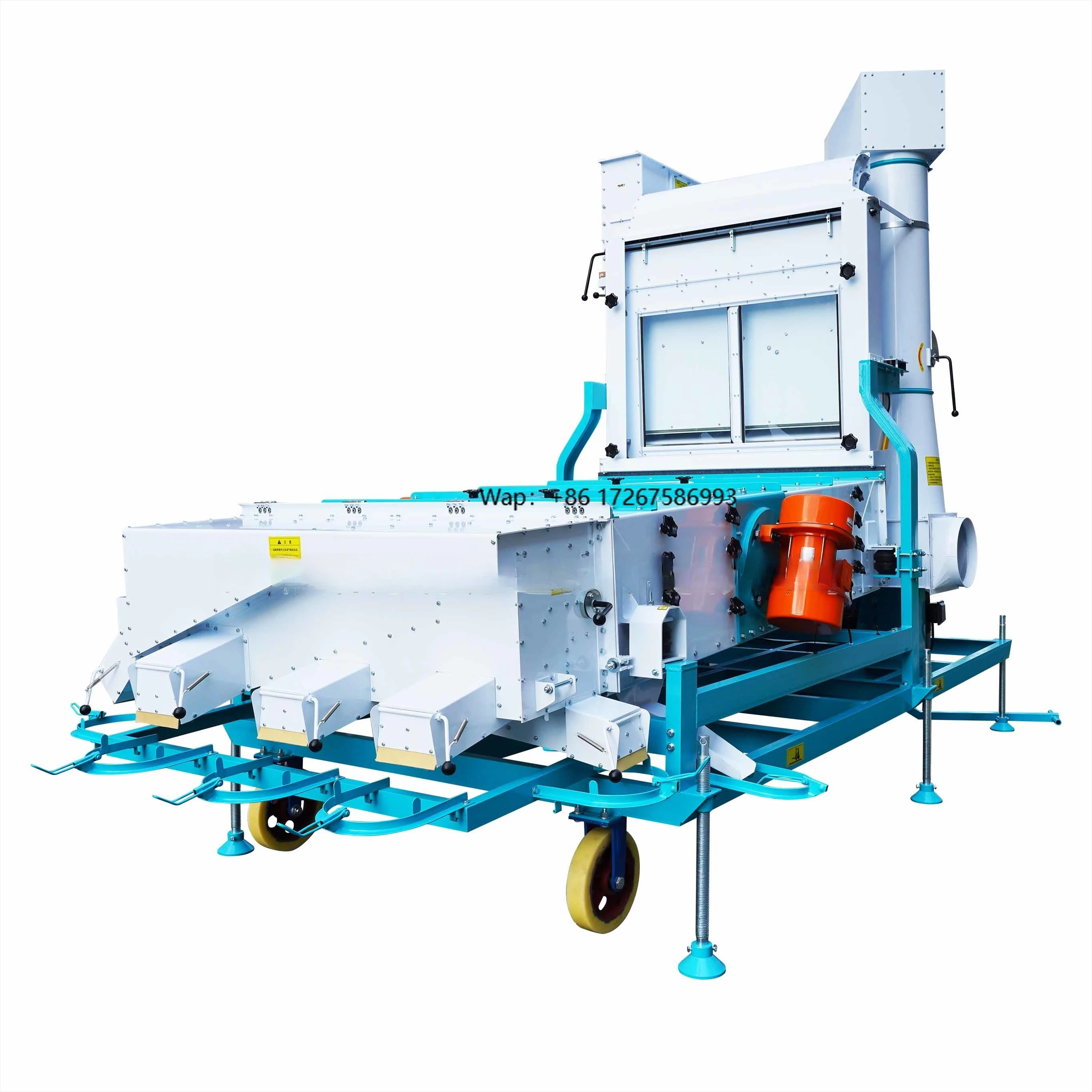 

High Quality 3T/H Mobile Sesame Grain Seed Cleaning Processing Machine for Nigeria