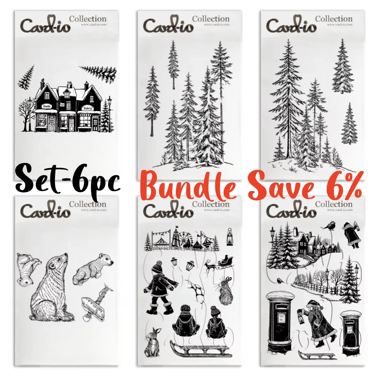 October 2026 Newest Secret Santa Festive Forest Clear Stamps Stencil For DIY Decorating Scrapbook Paper Card Embossing Craft