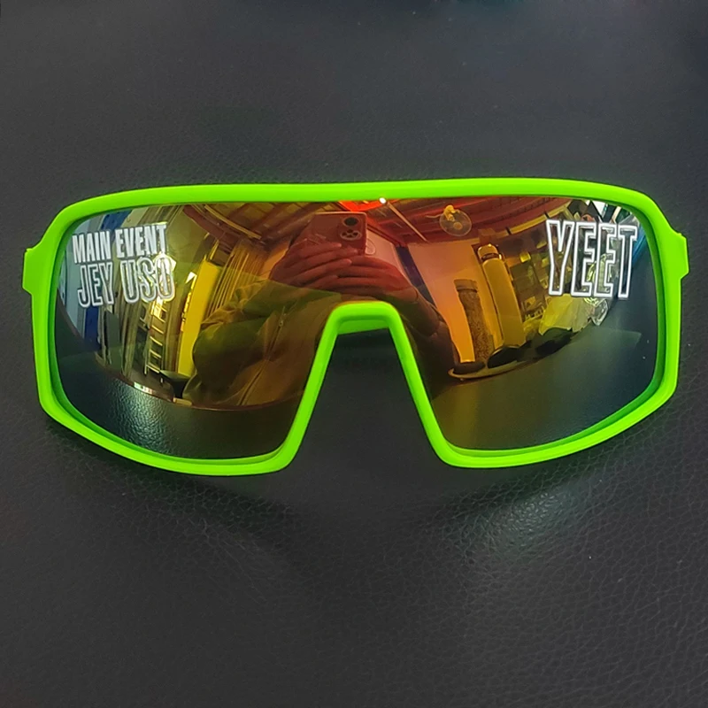 Солнцезащитные очки Jey Uso YEET, розовые спортивные очки Bloodline USOS, борцовские очки для взрослых и детей, редкие цвета, защита глаз мотоцикла