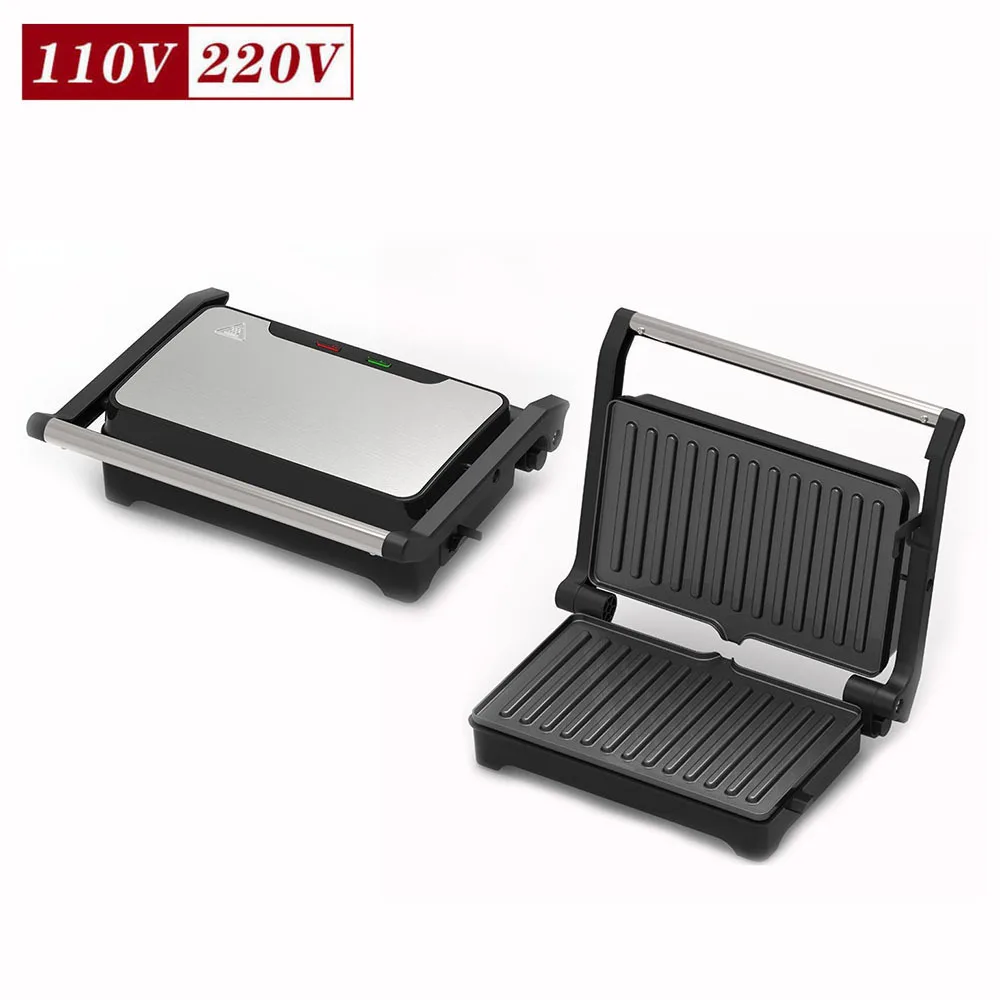 Steak machine Frying  Panini breakfast 180 degree spread sandwich