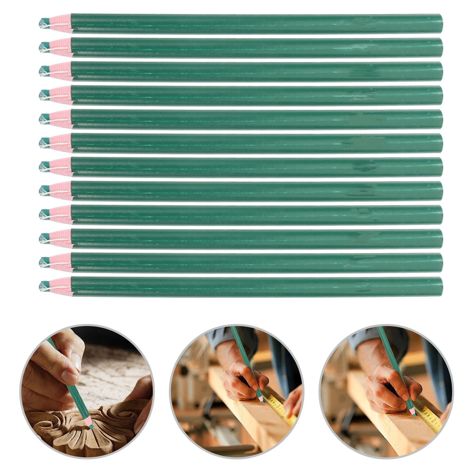 

12pcs Peel-Off Peel-Off Grease Pencil China Marker Ceramic Glass Cloth Art Supplies Easy Remove Green