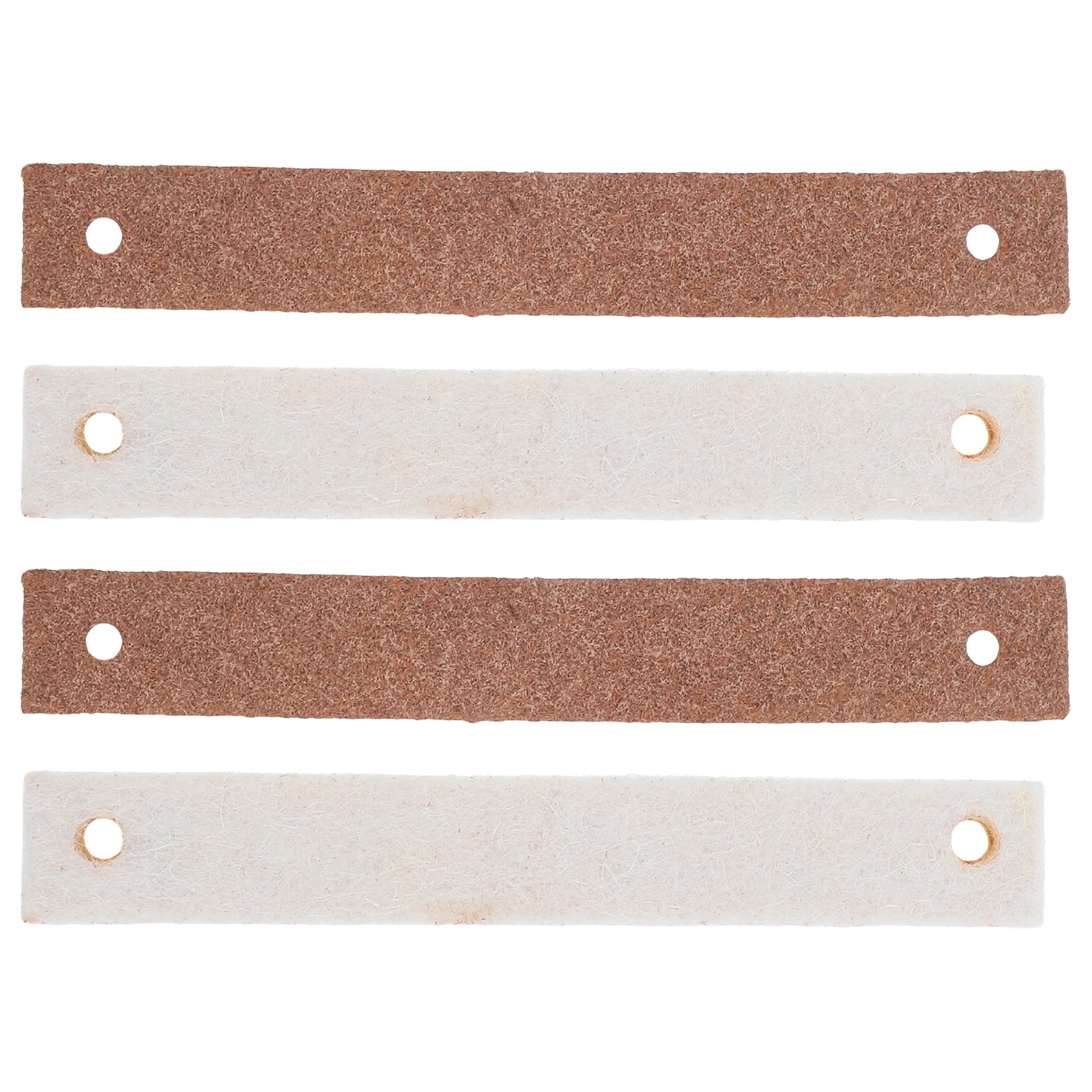 

4 Pcs Bike Exercise Bike Resistance Replacement Brake Pads Durable Cowhide Wool Resistance Indoor Fitness Replacement