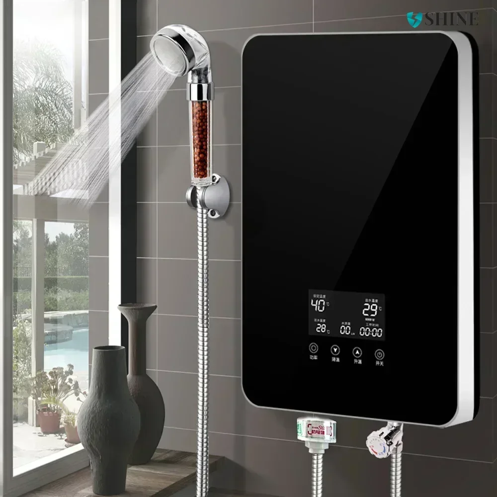 New Instantaneous Electric Water Heater - Home Bathroom & Barber Shop. Quick Heating. Small.