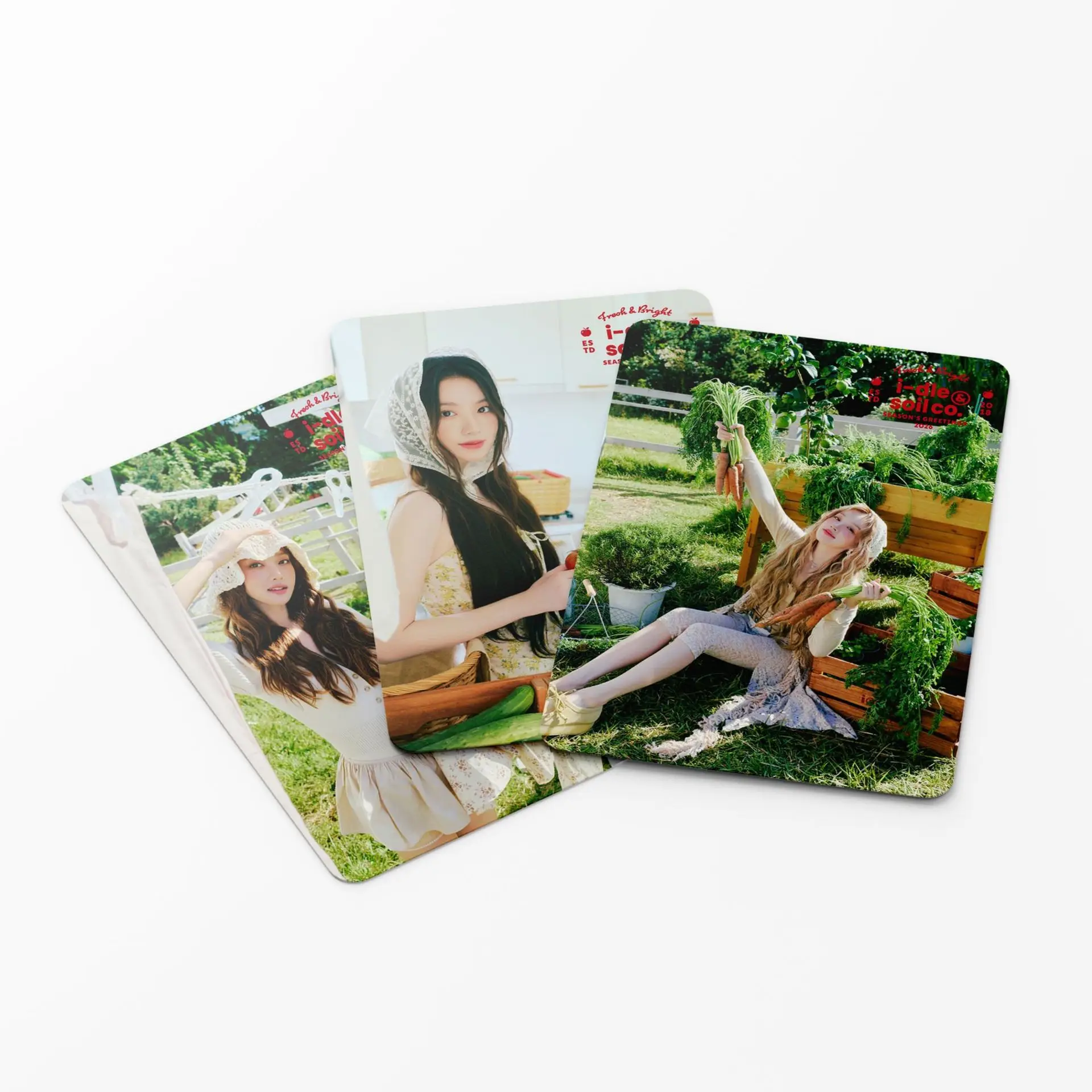 55pcs I-DLE 2026 SEASON'S GREETINGS Holographic GIDLE Photo Lomo