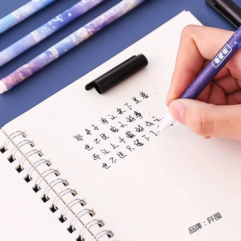 

Starry Black Ink 0.5mm Gel Pen for Girl Gift, Student Stationery, School Writing, Office Supplies, 1pcs Constellation