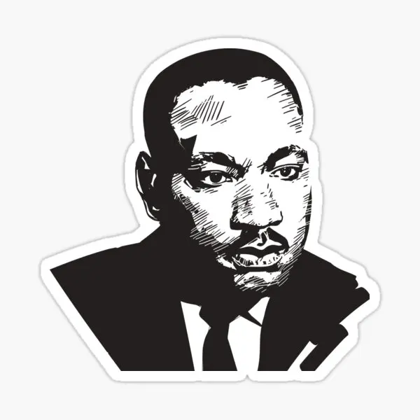 Memoire Of Martin Luther King The Free M  5PCS Stickers for Luggage Living Room Anime Bumper Stickers Laptop Water Bottles Print