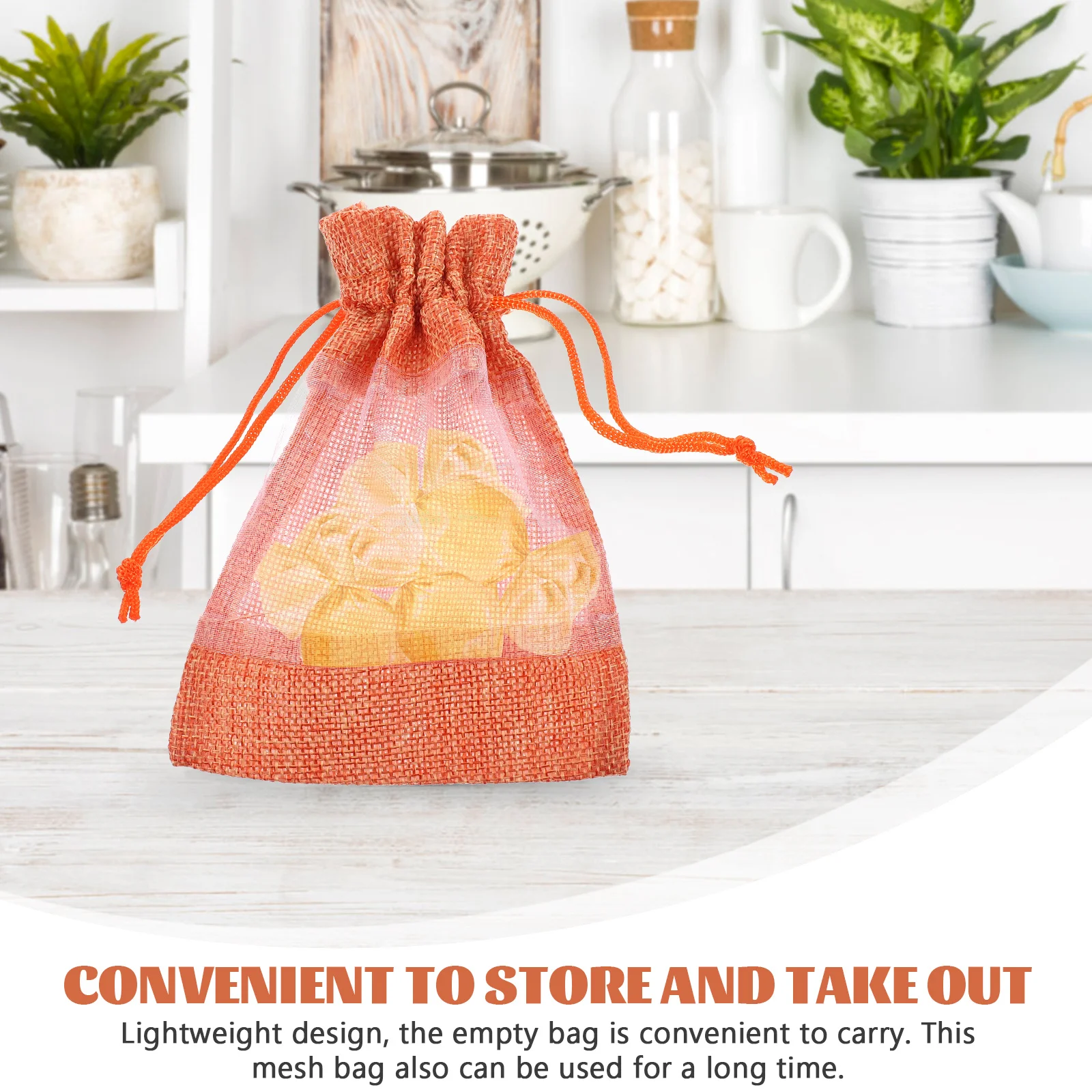 

10 Pcs Open Window Bag Mesh Bags Party Favor Small Empty Sachet Favors Drawstring Jewelry Pouch Cloth