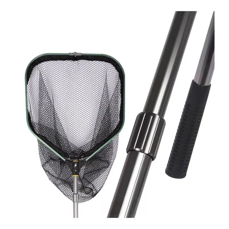 

Type copy net 60 cm 70 cm folding aluminum alloy telescopic other floor fishing net