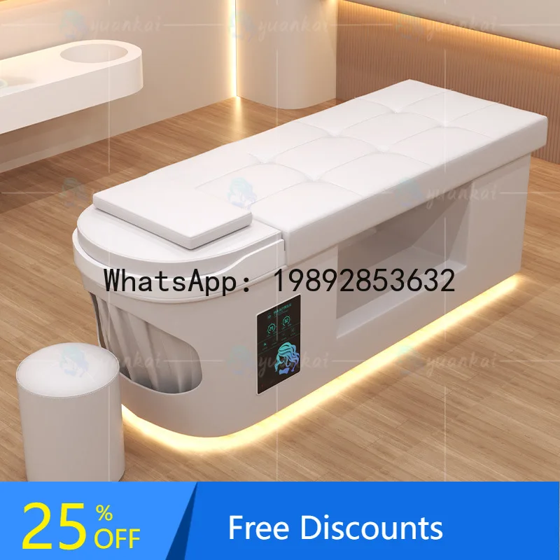 YFY High-End Head Therapy Shampoo Bed Beauty Salon Barber Shop Special Water Heater Steaming Water Circulation Full Body Massage