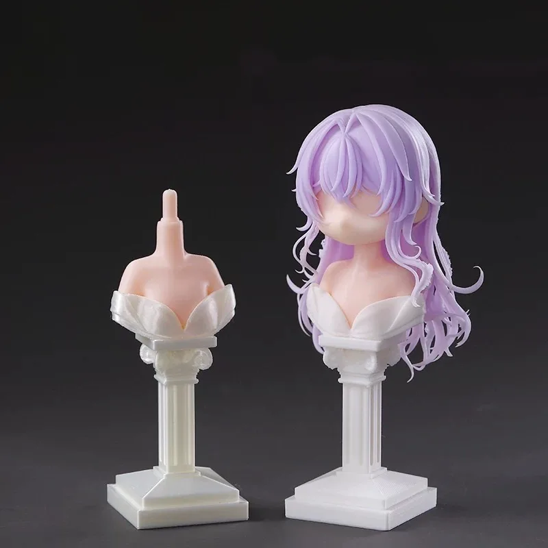 

Roman Column Bust Stand Universal for GSC Doll Head Free Neck Card BJD/OB11 Clay Doll Head Display Holder Craft Tools