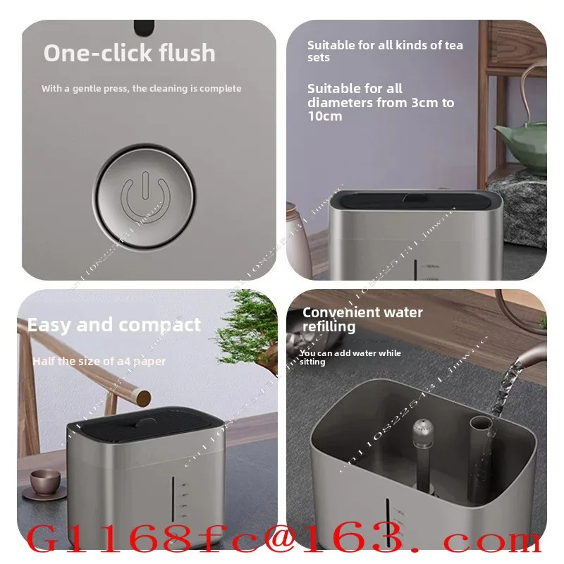 Smart Cup Washer One Click Automatic Tea Set Cleaner for Bar Table Tea Table Rinse Machine