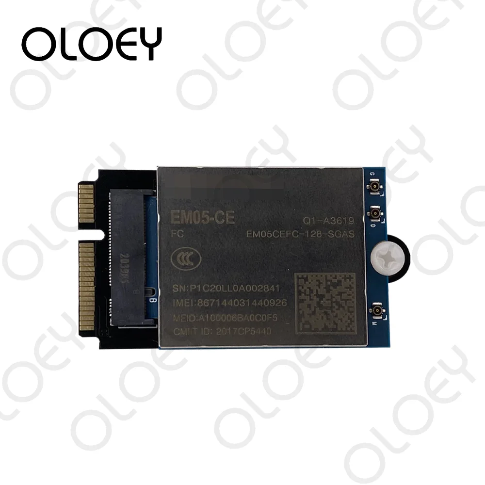 Quectel EM05-CE FC EM05CEFC-128-SGAS M.2 CAT4 LTE 4G Modem IoT Module With M.2 To MiniPCIE Adapter Board