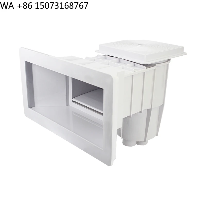 Espumadera de pared para piscina con revestimiento de vinilo/fibra de vidrio/cemento, espumadera de superficie de montaje en pared Intex Deluxe para piscina