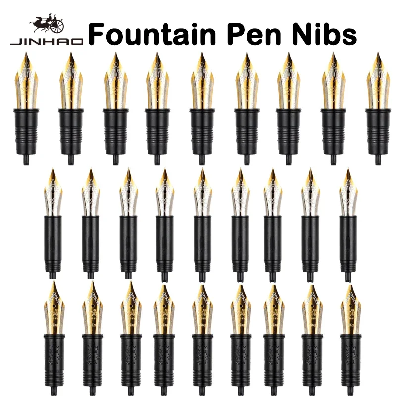 1/3 PCS JINHAO Fountain Pen Nib Iridium Replaced EF/F/M Nib For 9019/X159/82/82 mini/100/9056/9036 Stationery School Supplies