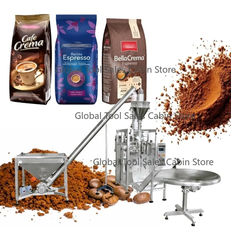 123Hot High Accuracy Automatic Ground Coffee Powder Pouch Packing Machine 500g 1kg Cocoa Powder Instant Coffee Powder Packing Ma
