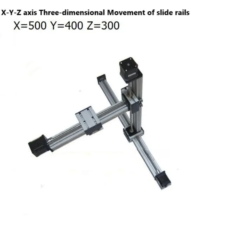 New 3D X-Y-Z Axis Three-dimensional Movement Of Slide Rails 57 Stepper Motor Module a