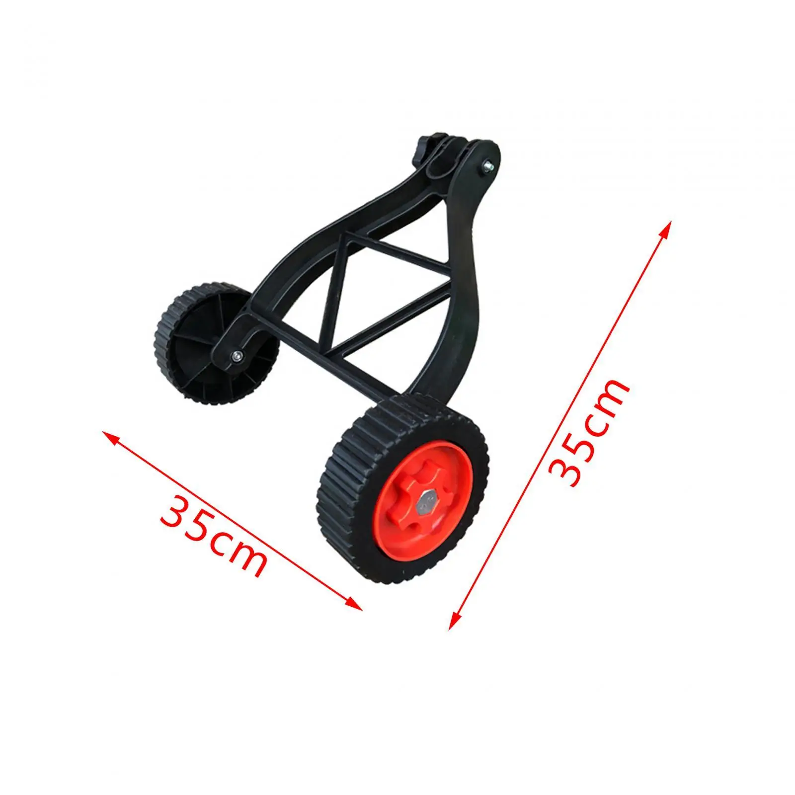 Garden Trimmer Support Wheel Set Sturdy PVC Attachment Adjustable for Cut Weed Garden Tools and Lawn Edging Tool