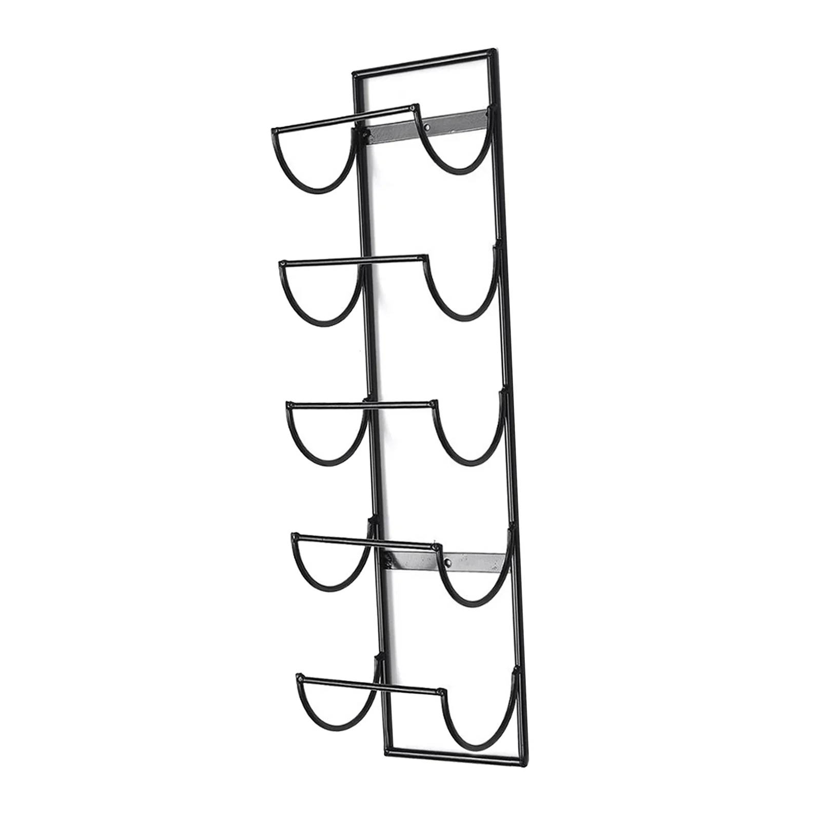 

Creative 5 Tier Wine Rack Holders Home Bar Wall Grape Wine Bottle Display Stand Rack Storage Organizer Kitchen Shelf Vine