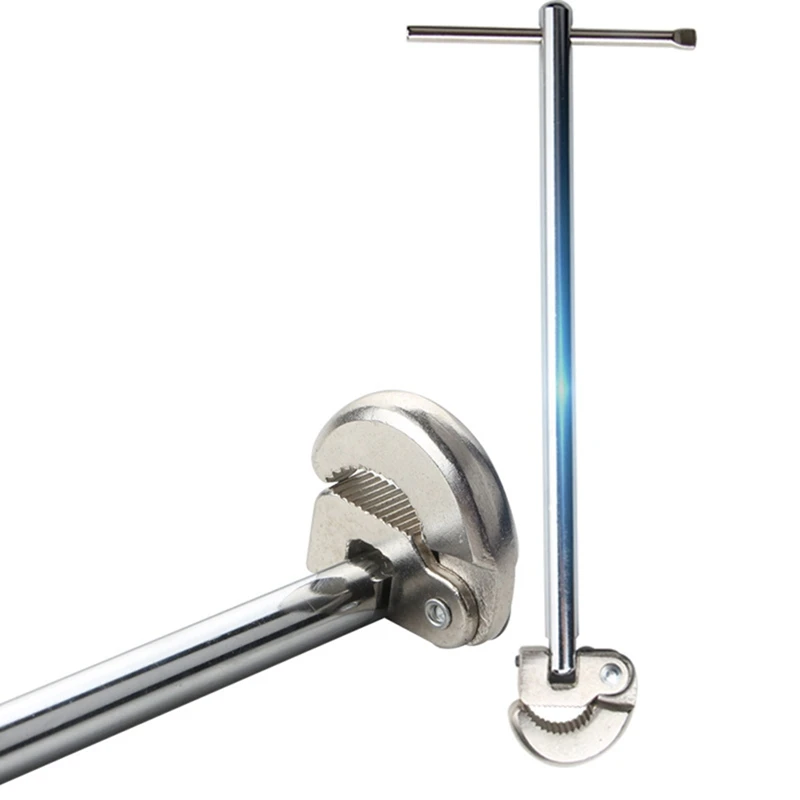 A23T Basin Sink Wrench Multi-Function Plumbing Tool for Fixing Back and Union Nuts Under Sink Installation