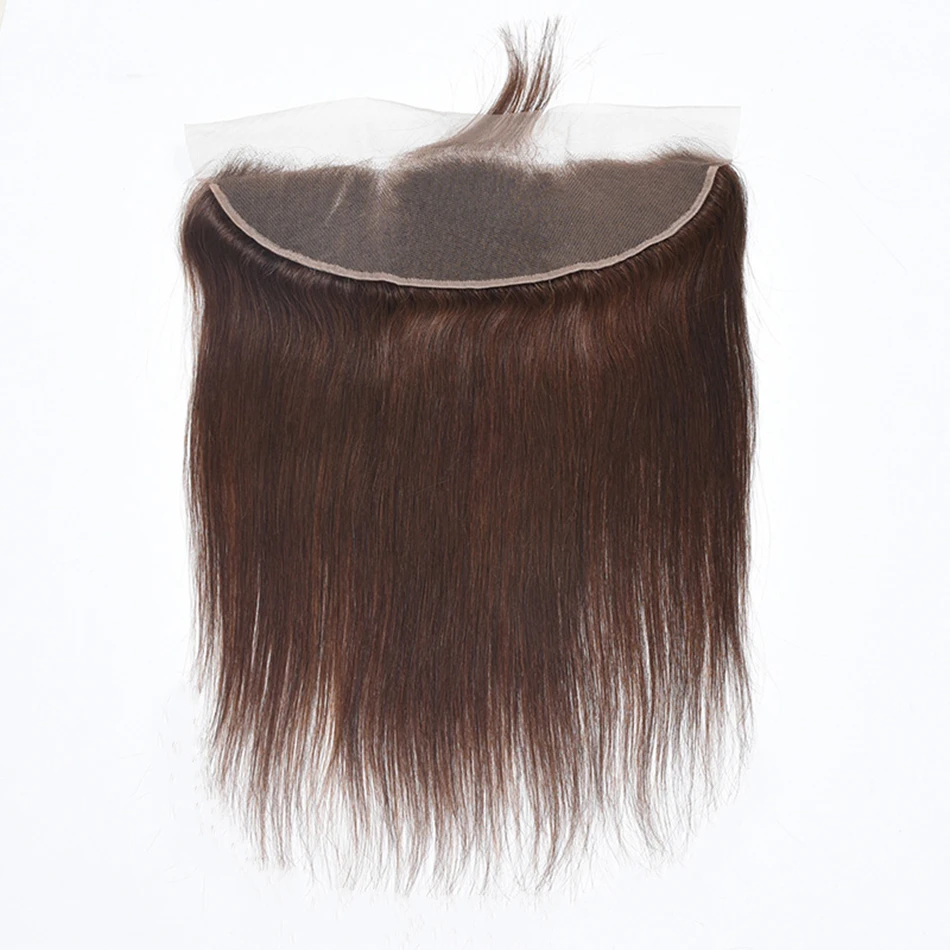 Miss Rola 13x4 Lace Frontal Closure Brasilianisches Remy-Echthaar von Ohr zu Ohr, glattes Haar, Ombre-Farbe mit Babyhaar – Detail 9
