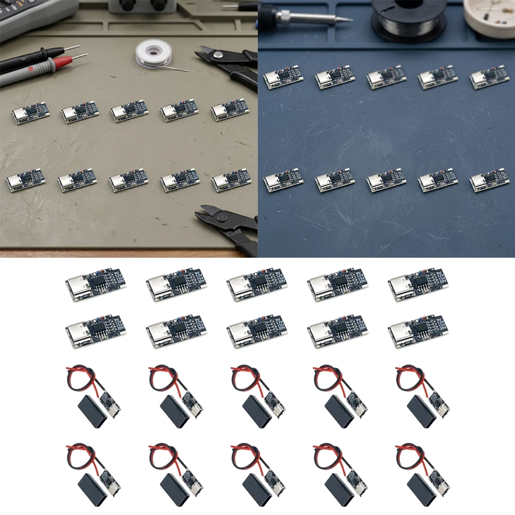 10pcs 5A PD/QC For Decoy Board USB-Boost Modules For PD3.0 QC Trigger Boards For Router Adapters Power Electronics