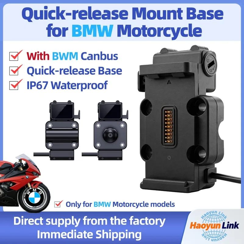 Multi-functional Motorcycle mount, Motorcycle mount bracket, Waterproof.