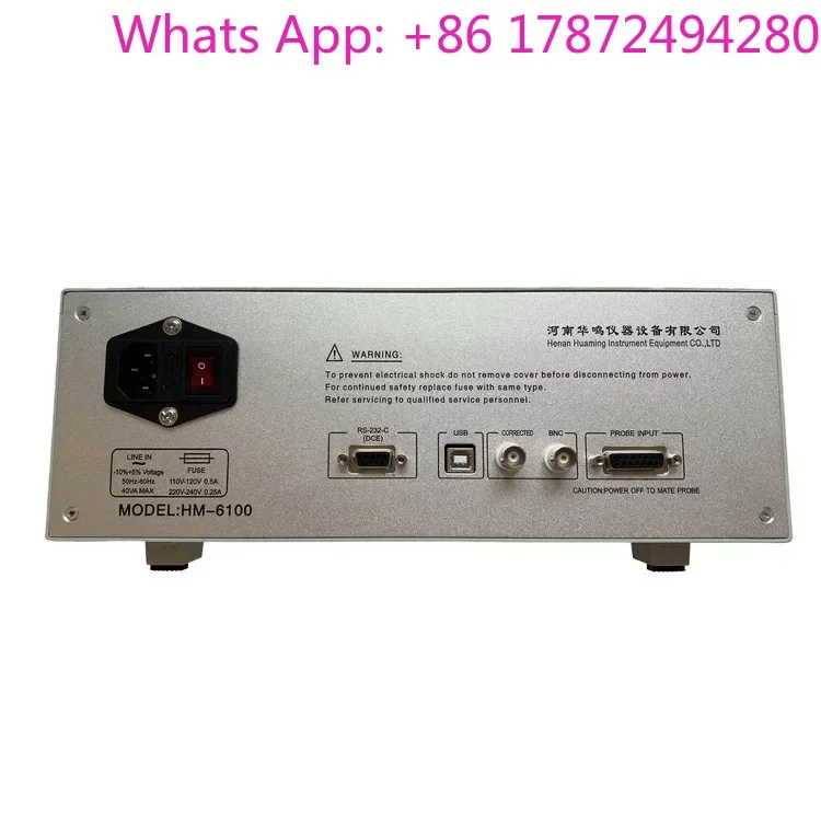 AC/DC Digital Gauss Meter HM-6100, High Accuracy Tesla Meter for Magnetic Measurement