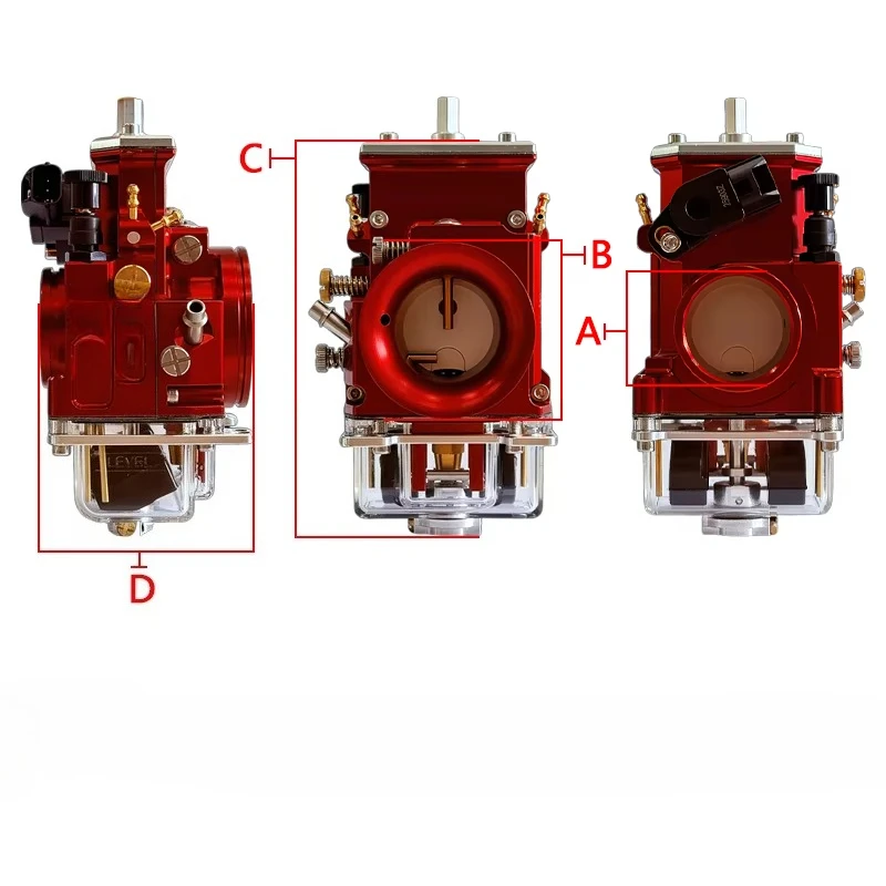 Lectron Billetron Pro Series Carburetor 38 40mm with TPS for YZ CR RM KX Beta 4-Stroke 125-500cc Motorcycle ATV Dirt Bike