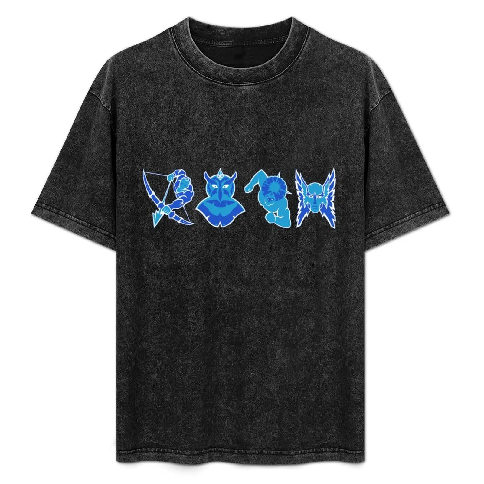 

Visionaries T-Shirt Basic Plain Short Sleeve Crew Neck Tee