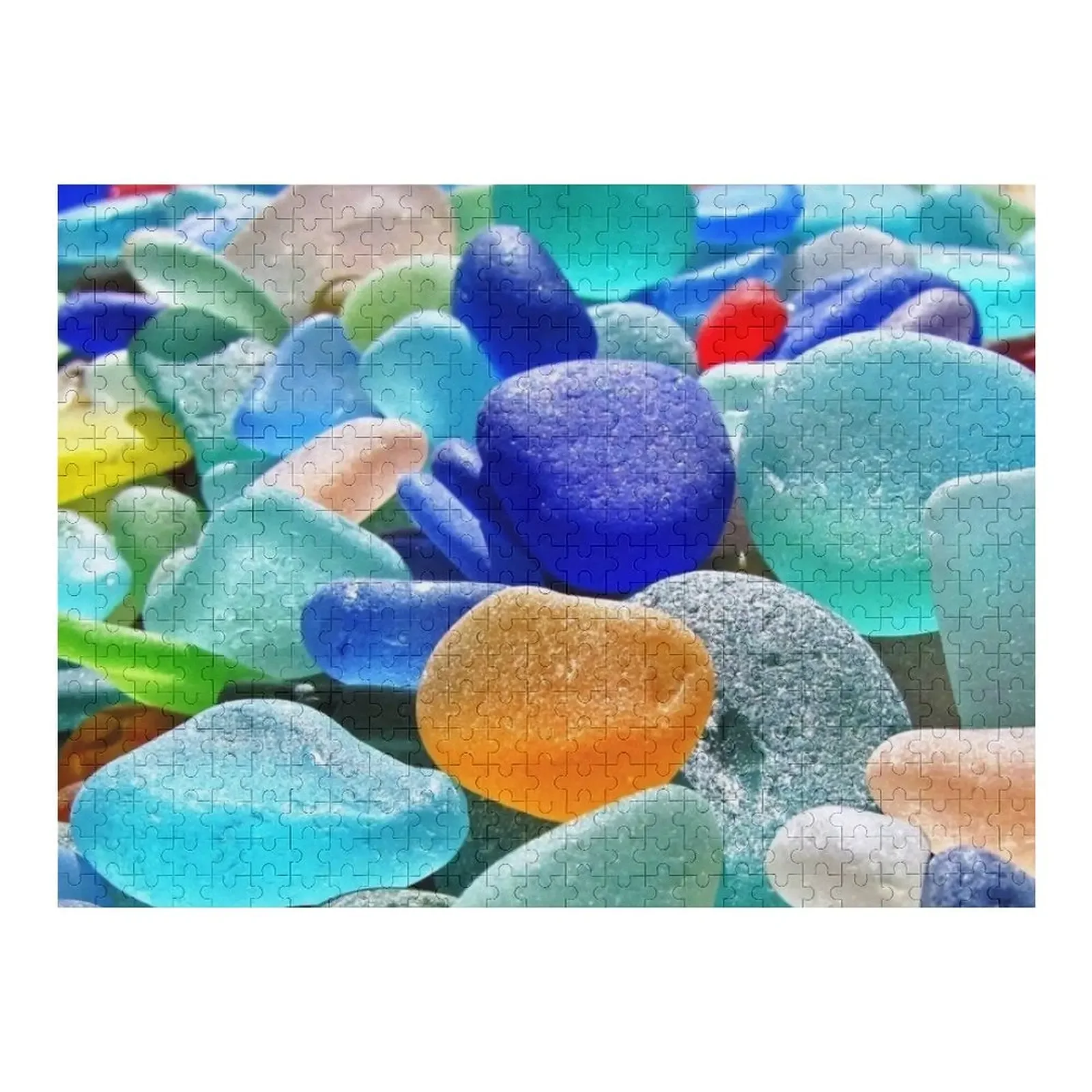 

Sea Glass Collection Jigsaw Puzzle Custom Jigsaw Children Wooden Decor Paintings Puzzle