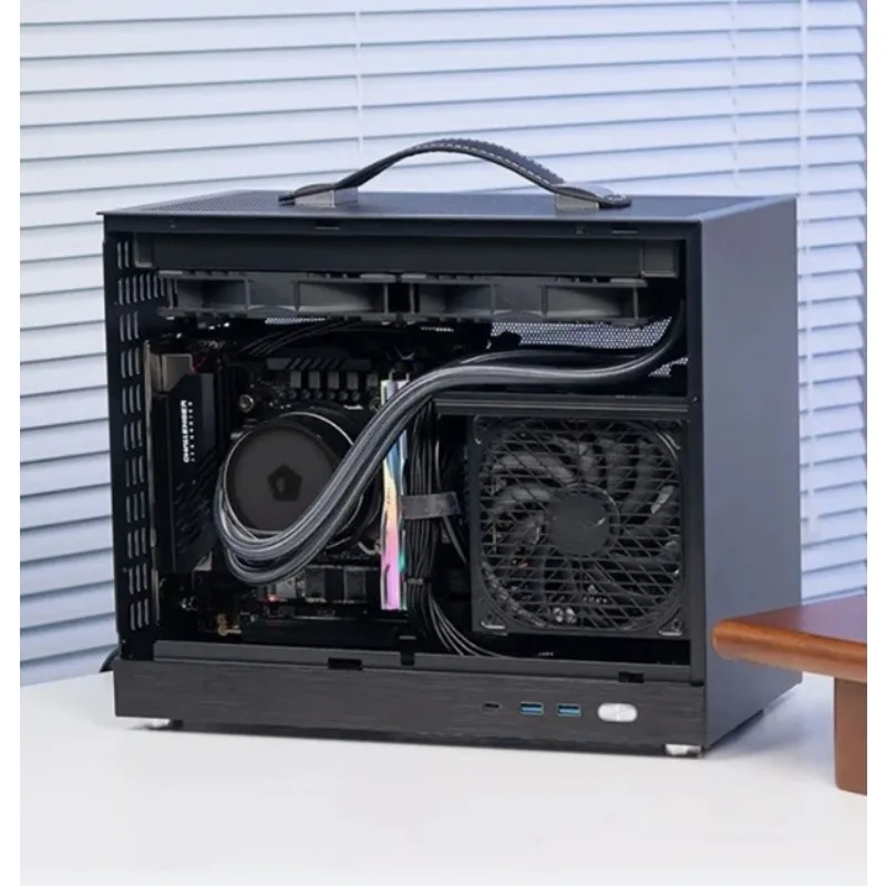 S500V2 Portable Desktop Computer Case 280mm Liquid Cooler