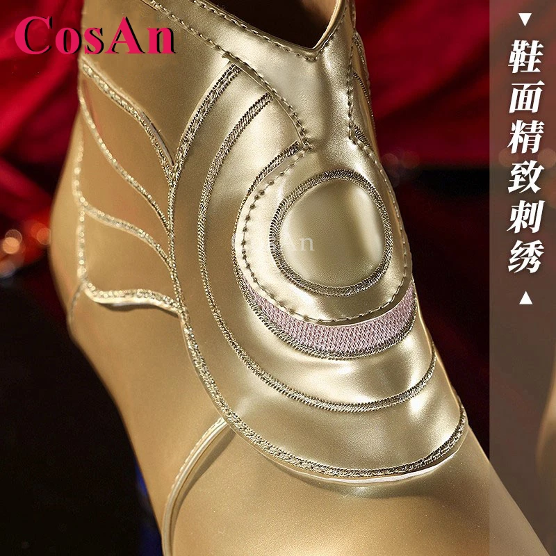 

CosAn Game Honkai: Star Rail Cifera Shoes Cosplay Universal Fashion Ankle Boot High Heels Halloween Party Role Play parts 36-39