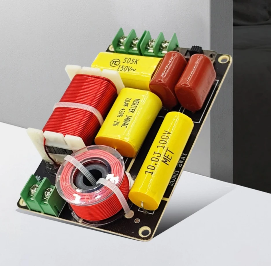 2 udsWEAH-250250W filtro cruzado de alta y baja frecuencia, divisor de altavoz de 2 canales, placa de circuito de filtro de Audio HiFi