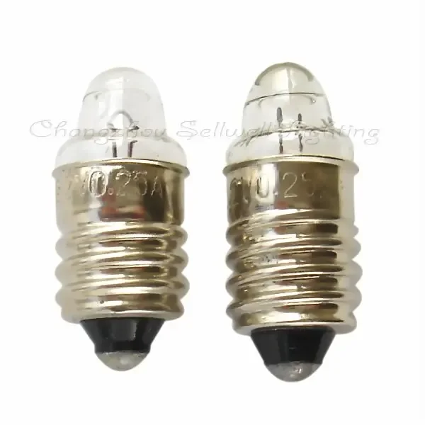 E10x22 2.2v 0.25a Miniature Lamp Bulb Light A033 2025-01